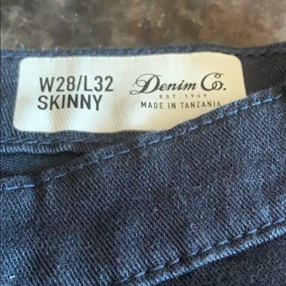 Men’s denim Co. dark blue skinny jeans. - Picture 2 of 5